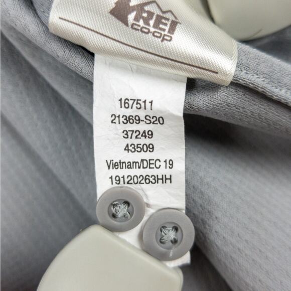 REI Co-Op Shirt Men's Size 2XL Long Sleeve Button Up Gray Polyester Blend - Picture 8 of 11